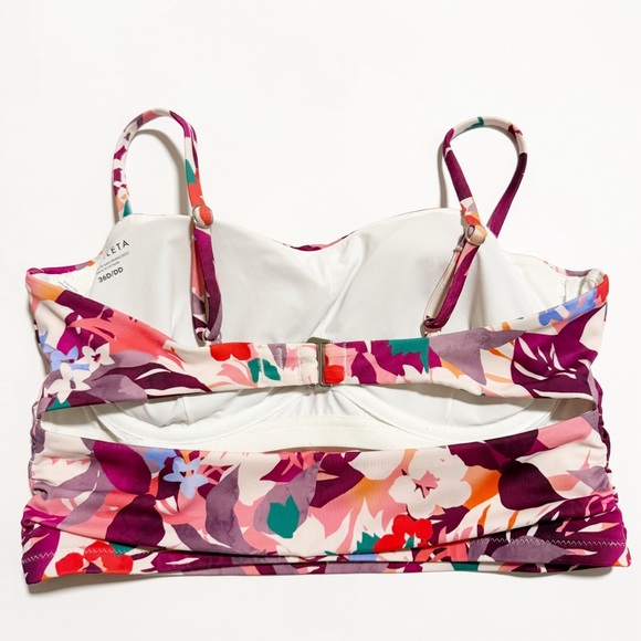 Athleta Tropical Floral Daybreak Tankini & Shorts M/36D - Picture 4 of 15